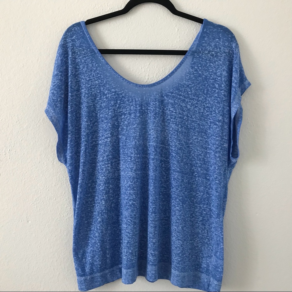 Threads 4 Thought | Blue Tee w/ Bow Detail